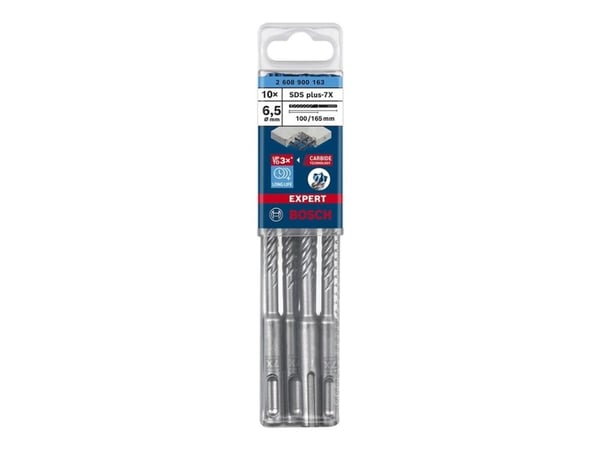 Bosch Expert SDS-plus-7X - Bor - for betong, forsterket betong, granitt, herdet betong, gneiss - hammerbit - 6.5 mm - SDS-plus - lengde: 165 mm (en...