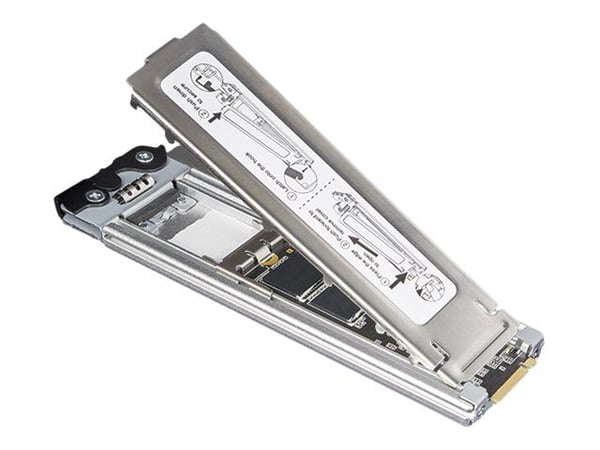 ICY Dock ToughArmor MB842MP-B - Bevegelig lagerrack - 2-brønns avtakbar - M.2 - M.2 NVMe Card - PCIe 4.0 x16 - svart og sølv - for ASUS PRIME B650,... ICY Dock ToughArmor MB842MP-B - Bevegelig lagerrack - 2-brønns avtakbar - M.2 - M.2 NVMe Card - PCIe 4.0 x16 - svart og sølv - for ASUS PRIME B650,...