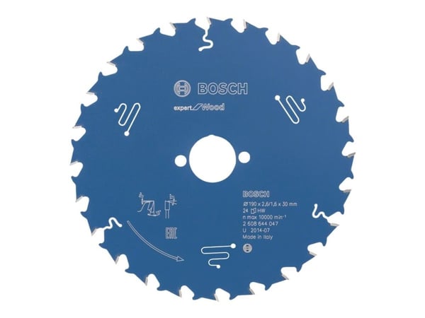 Bosch RUNDSAVKLINGE 190X30X2,6MM 24T EXP WOOD RUNDSAVKLINGE 190X30X2,6MM 24T EXP WOOD
