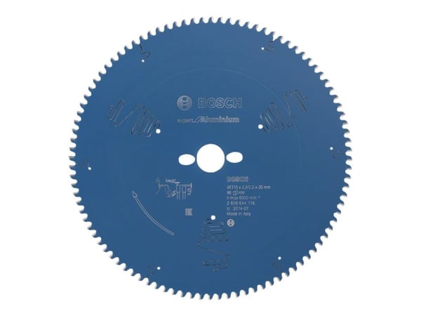 Bosch Expert for Aluminium - Sirkelformet sagblad - for tre, plast, aluminium, ikke-jernholdig metall, epoksy - 315 mm - 96 tenner