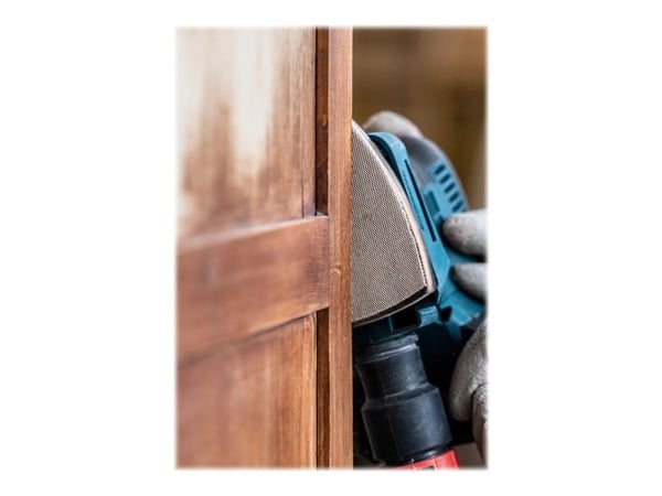 Bosch Expert M480 Net - Slipeark - for plast, bløtt tre, løvtre, finertre, gipsplate, maling på tre - 10 deler - rektangulær - grovkorn: P80 - 80 m...