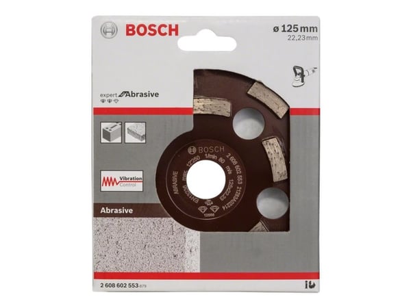 Bosch DIAMANTKOPSKIVE ABRASIVE 125X22,2MM DIAMANTKOPSKIVE ABRASIVE 125X22,2MM