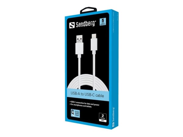 Sandberg - USB-kabel - USB-C (han) til USB Type A (han) - USB 3.1 - 2 m