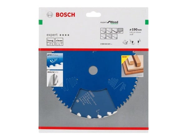 Bosch RUNDSAVKLINGE 190X30X2,6MM 24T EXP WOOD RUNDSAVKLINGE 190X30X2,6MM 24T EXP WOOD