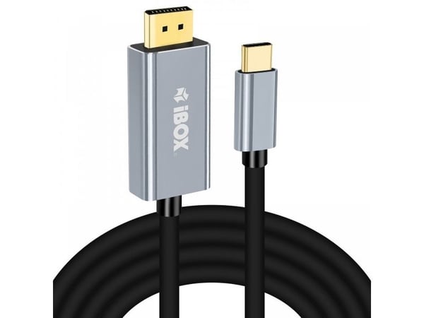 iBOX USB-kaapeli USB-C DisplayPort-kaapeli ITVCDP4K