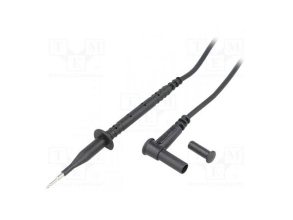 Chauvin Arnoux Prøveledning [4 mm säkerhetsstik - 4 mm säkerhetsstik] 0,85 m Sort 1 stk