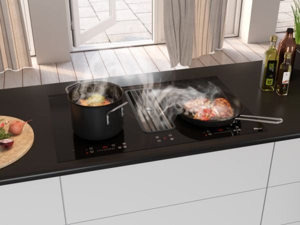THERMEX LE MANS TYPHOON COMPACT, Svart, Inbyggd, Induktionshäll med zon, Glas, 2 zone(s), 2 zone(s)