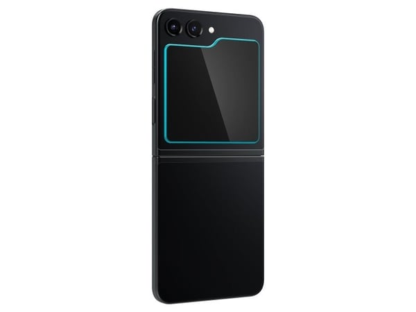 Spigen GLAS.TR "EZ FIT" 2-PACK GALAXY Z FLIP 5 kirkas karkaistu lasi