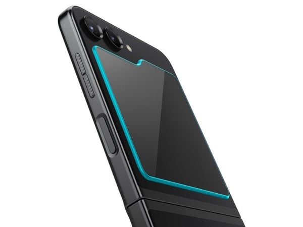 Spigen GLAS.TR "EZ FIT" 2-PACK GALAXY Z FLIP 5 kirkas karkaistu lasi