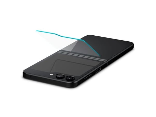 Spigen GLAS.TR "EZ FIT" 2-PACK GALAXY Z FLIP 5 kirkas karkaistu lasi