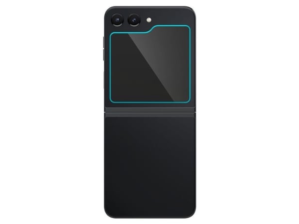 Spigen GLAS.TR "EZ FIT" 2-PACK GALAXY Z FLIP 5 kirkas karkaistu lasi