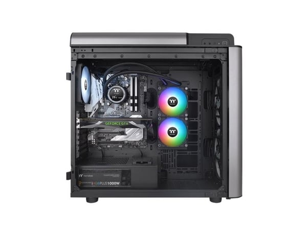 Thermaltake TH240 V2 Ultra ARGB Sync - Væskekjølesystem for prosessor - Radiatorstørrelse: 240 mm - (for: LGA1156, AM2, AM2+, AM3, LGA1155, AM3+, L...
