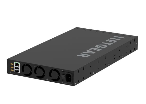 NETGEAR M4350 Series M4350-12X12F - Switch - L3 - Styrt - 12 x 1/2.5/5/10GBase-T + 12 x SFP+ - front til bakside-luftflyt - rackmonterbar