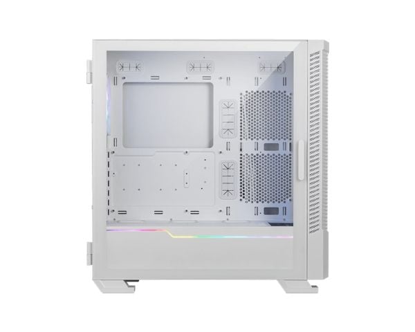 MSI MPG VELOX 100R - Mid tower - ATX - sidepanel med vindu (herdet glass) - ingen strømforsyning (ATX) - hvit - USB/lyd