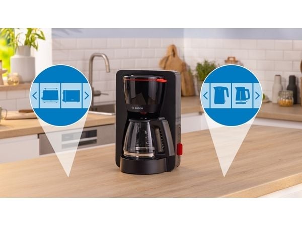 Bosch MyMoment TKA3M133 - Kaffemaskin - 10 kopper - svart