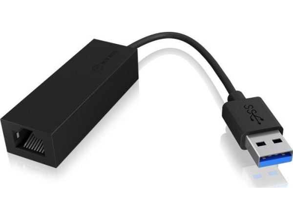 Icy Box Raidsonic USB 3.0 (A-type) til gigabit Ethernet-adapter IB-AC501a