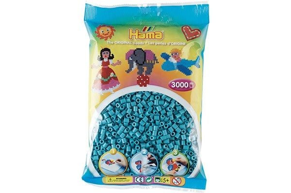 Revell Hama midi perler 3000 stk turkis