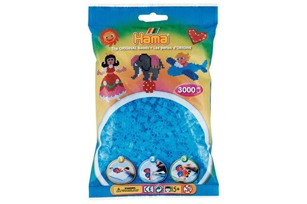 Hama midihelmet 3000 kpl transsinisiä