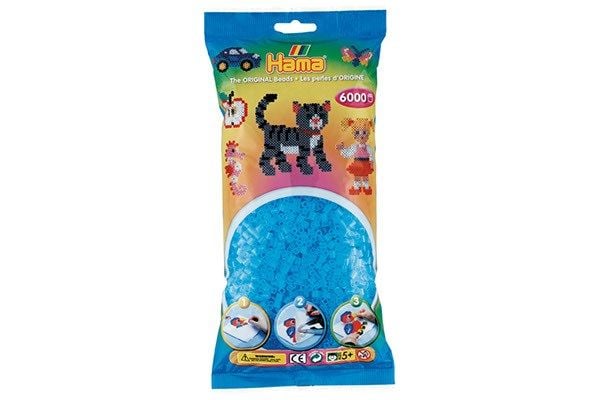 Hama midihelmet 6000 kpl transsinisiä