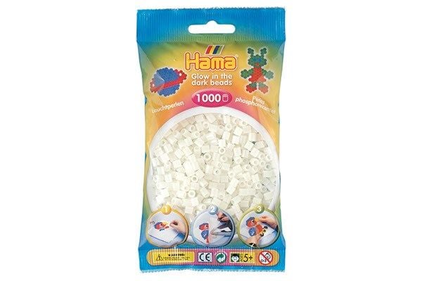 Hama midi perler selvlysende grøn (1000 stk) - No. 207-55