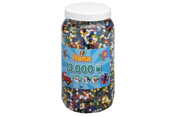 Hama midi perler 13000 stk mix 66