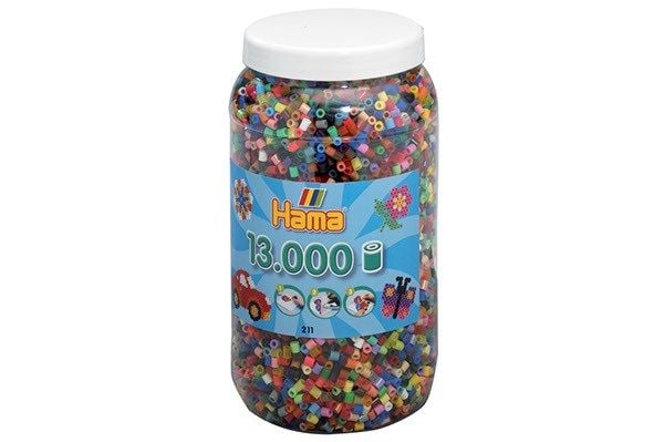 Hama midi-perler 13000 stk blanding 68