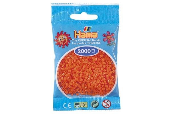 Hama minipärlor 2000 st. orange