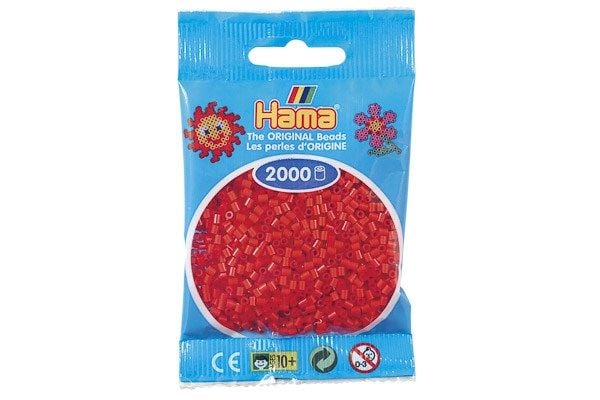 Hama miniperler 2000 stk. røde