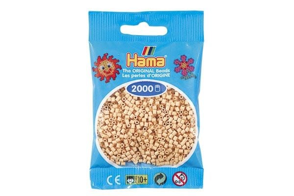 Hama mini pärlor beige