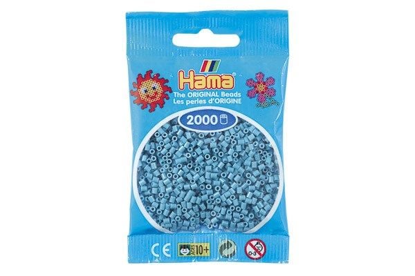 Hama mini perler 2000 stk turkis