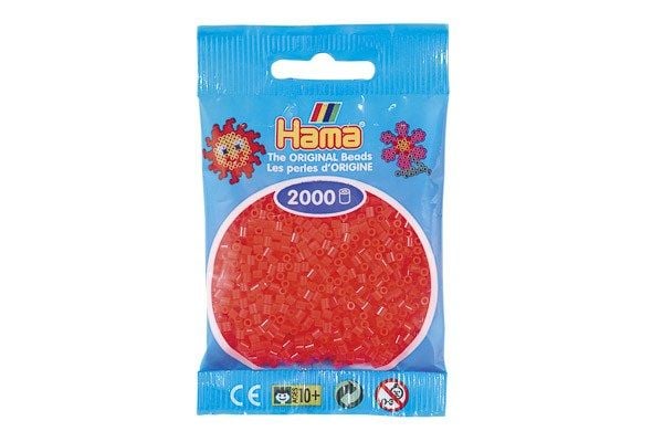 Hama minihelmet neonpunaiset