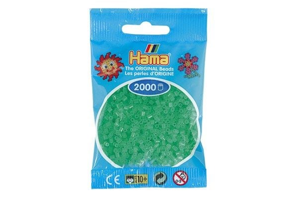 Hama minihelmet 2000 kpl neonvihreät