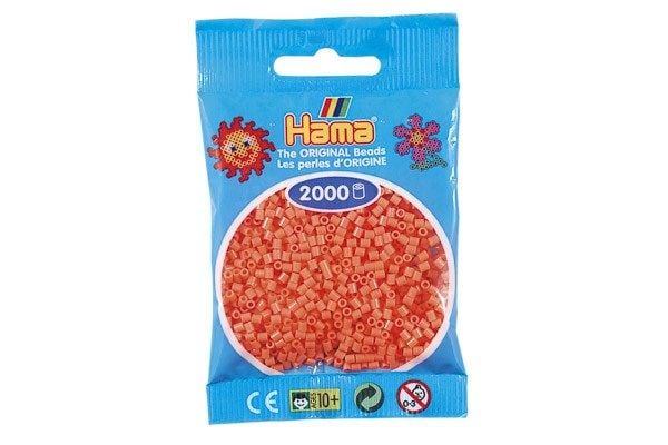 Hama miniperler 2000 stk. pastellrød