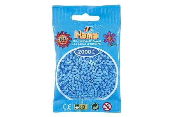 Hama minihelmet 2000 kpl pastellinsininen