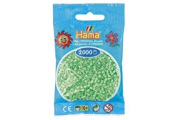 Hama mini pärlor 2000 st pastellgrön
