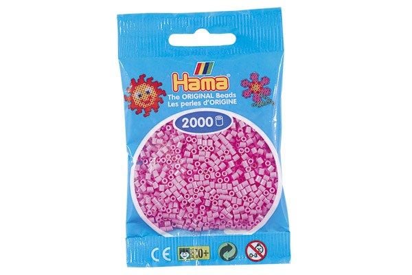 Hama mini helmiä pastelli vaaleanpunainen