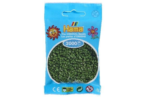 Hama miniperler 2000 stk. skoggrønn