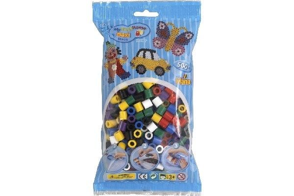 Hama maxi helmiä 500 mix 00