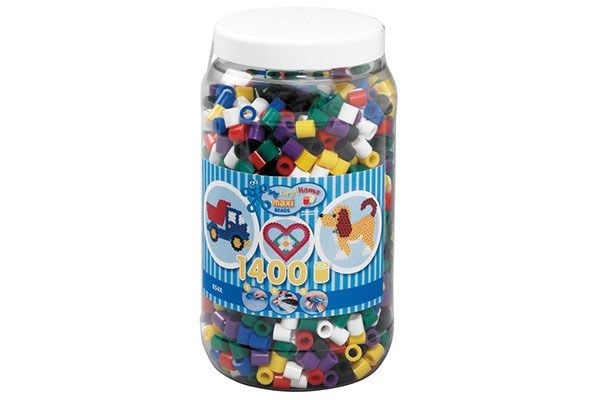 Hama Beads 8540, Håndverkssett for barn, 3 år, PVC, Flerfarget, 1400 stykker