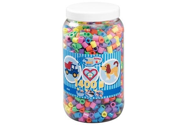 Hama 8541, Tube bead, Flerfarget, 1400 stykker