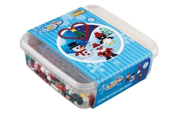 Hama maxi-boks 600 perler + plate 8206, jul