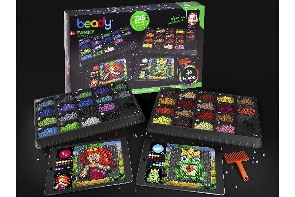 Beady Family 14.400 perler, 8 plater, 1 skrape