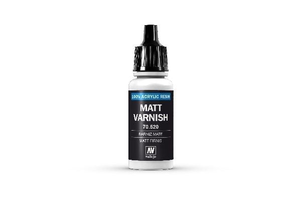 Vallejo 70.520, Base, Universell, Matt, Matt Varnish, 0,017 l