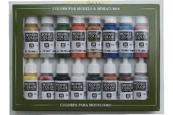 Vallejo 70.101, Valikoidut värit, Akryylimaali, 17 ml, 1 kpl