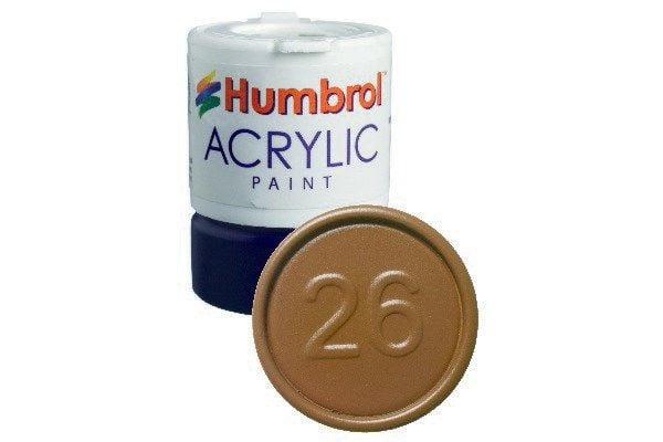 Akrylmaling Khaki 12 ml - Matt - erstattet
