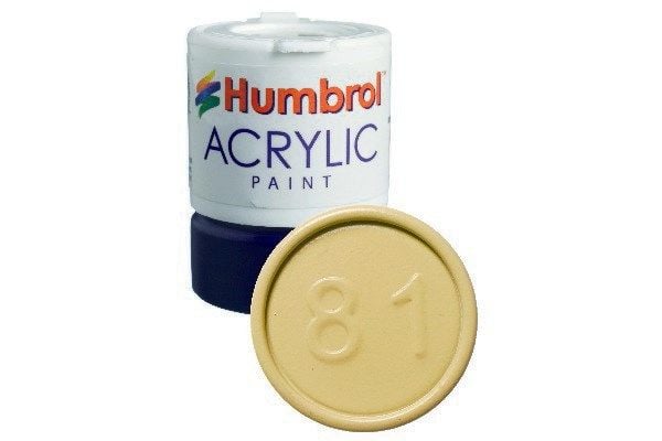 Akrylfärg Pale Yellow 12 ml - matt