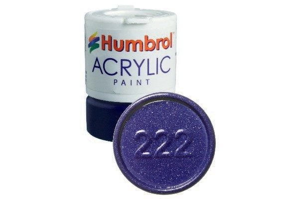 Akrylfärg Moonlight Blue 12 ml – Metallic
