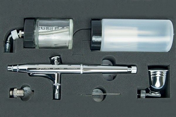 Airbrush DH-125, 0,5 mm gravity-feed 7, 22 & 80cc