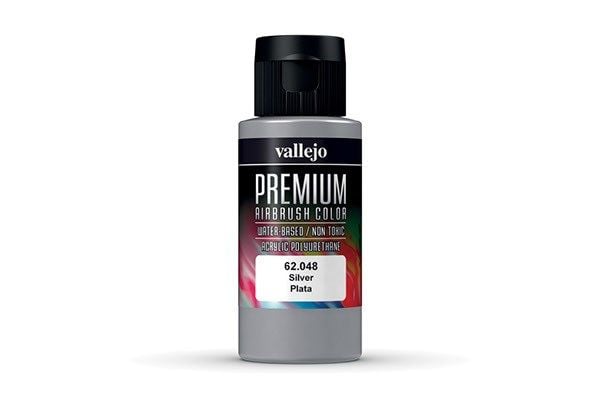 Vallejo 62.048, 60 ml, Sølv, Metallisk, Flaske