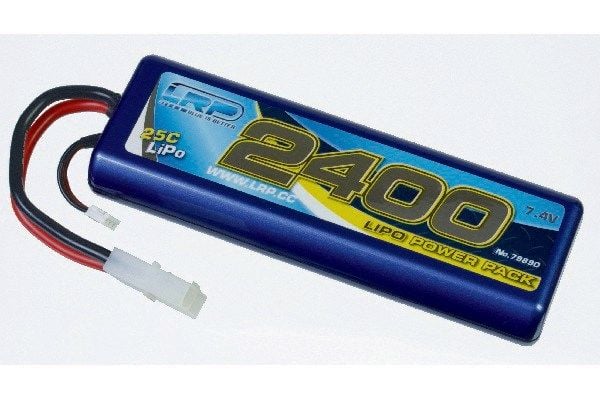 LRP LiPo power pack 2400-7,4v-25C stickpack hardcase
